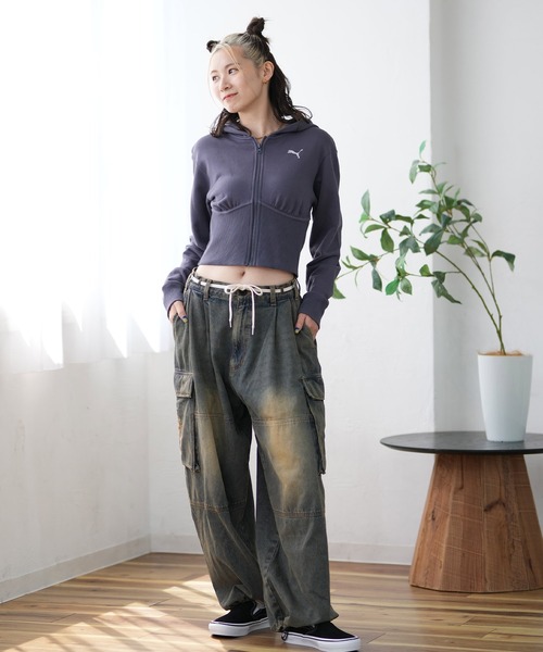 レディース PUMA プーマ W DT GYM2K CROPPED FZ HOODIE スウェットジップ 629099 87ALPINE  楽天市場】レディース 【PUMA】 プーマ W DT GYM2K CROPPED FZ