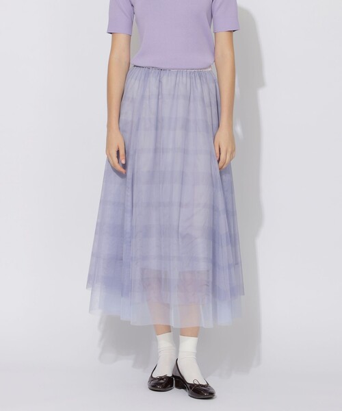 ブルーレーベルクレストブリッジ　チェックチュールスカート　36 BLUE LABEL CRESTBRIDGE（ブルーレーベルクレストブリッジ）の
