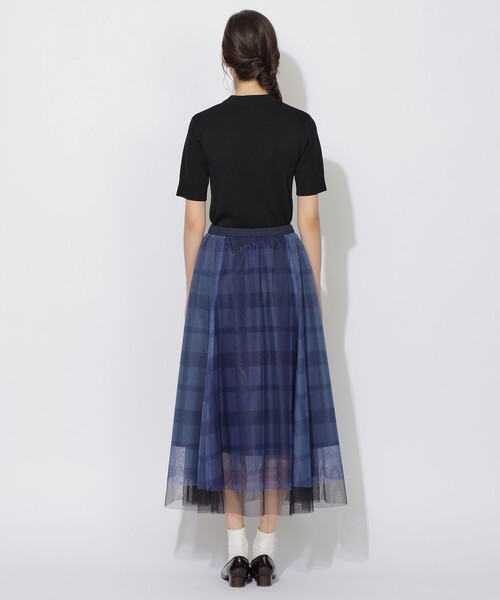 みえこ様リクエスト品✣ブルーレーベル✲クレストブリッジ チェック柄 スカート クレストブリッジチェッククロッシングビエラスカート（スカート