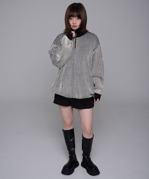 MAHAGRID ニット セーター 「mahagrid/マハグリッド」 CUTTING