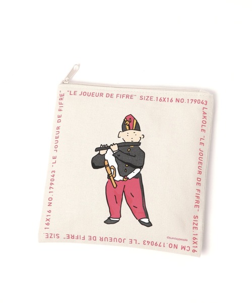 LAKOLE（ラコレ） ポーチ 「世界の名作」フラットポーチ / 141525