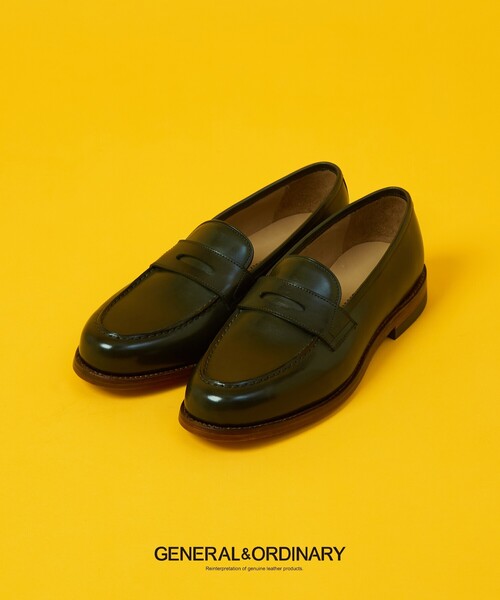 スリッポン 「GENERAL＆ORDINARY」ペニーローファー メンズの画像