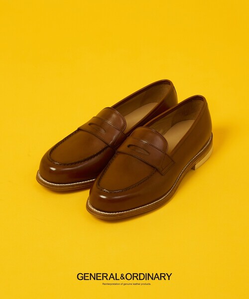 スリッポン 「GENERAL＆ORDINARY」ペニーローファー メンズの画像