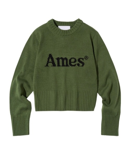 ★AMES-WORLDWIDE★BASIC PULLOVER KNIT NAVY★正規品/直送料込 MUSINSA公式 | AMES-WORLDWIDE BASIC PULLOVER KNIT NAVY