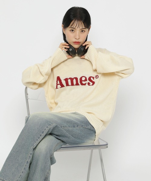 k-pop、アイドル等、芸能人多数着用！ami ニット AMESーWORLDWIDE ニット セーター K-POPアイドル着用「UNISEX