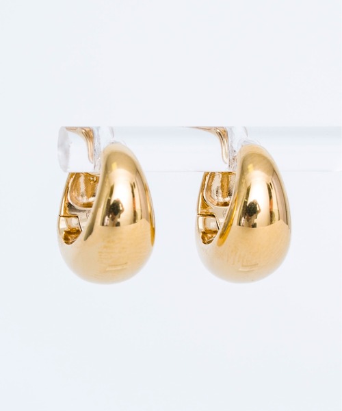 【ANNA SOTTILOTTA】ドロップ フープ ピアス シルバー ゴールド ピアス 「ANNA SOTTILOTTA」ドロップ フープ シルバー ゴールド