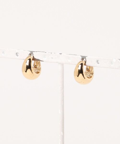 【ANNA SOTTILOTTA】ドロップ フープ ピアス シルバー ゴールド ピアス 「ANNA SOTTILOTTA」ドロップ フープ シルバー ゴールド