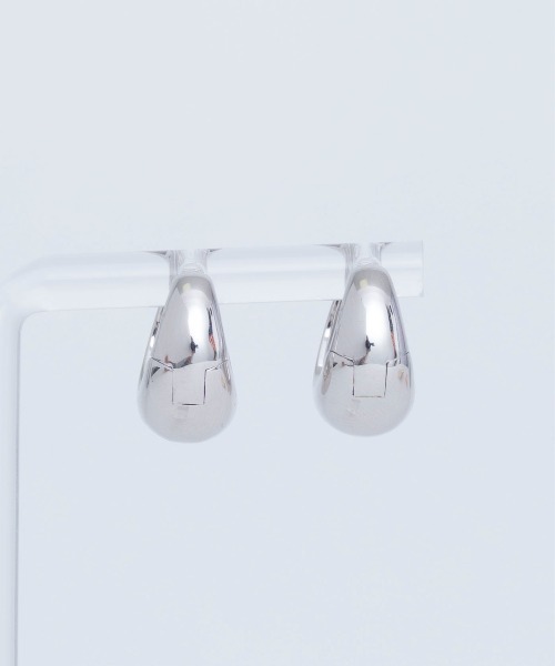【ANNA SOTTILOTTA】ドロップ フープ ピアス シルバー ゴールド ピアス 「ANNA SOTTILOTTA」ドロップ フープ シルバー ゴールド