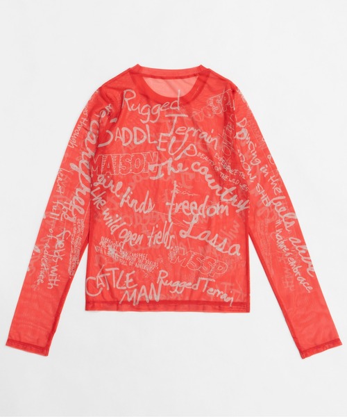 トップス MAISON SPECIAL Sheer Gathers Tops MAISON SPECIAL（メゾンスペシャル）の「Sheer Gathers Tops