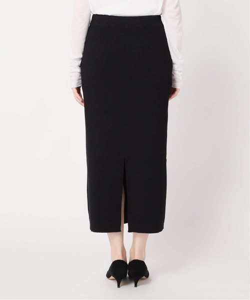 Spick＆Span スカート 「WEB限定追加2」ラメリブニットタイト