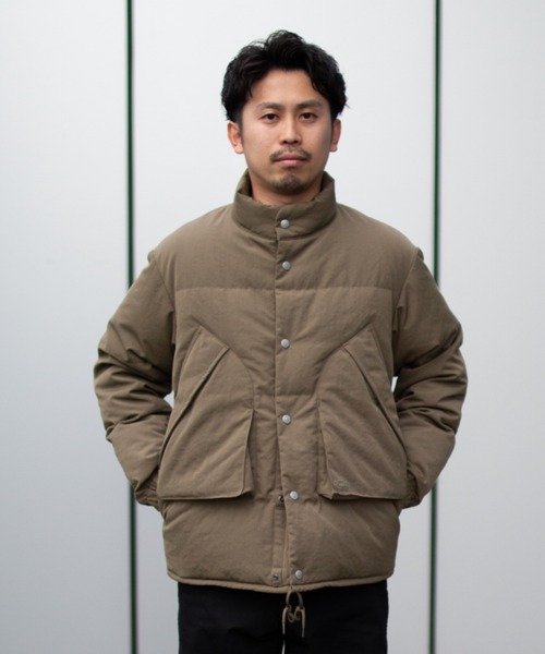 「Snow Peak」 ダウンジャケット S ネイビー メンズ