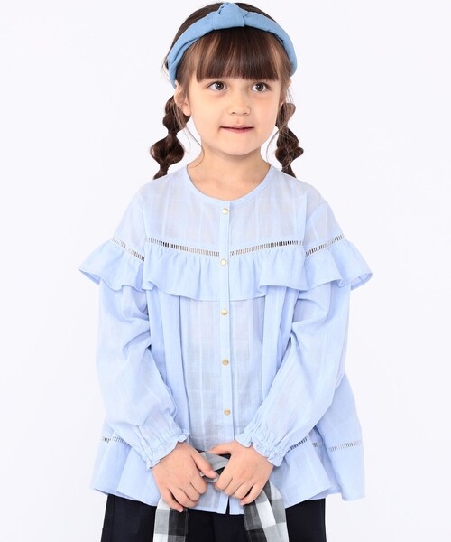 SHIPS（シップス） ブラウス シャツ SHIPS KIDS:100〜130cm / スナップ