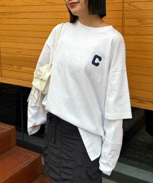 tシャツ 「Champion」レイヤードロンＴ レディース