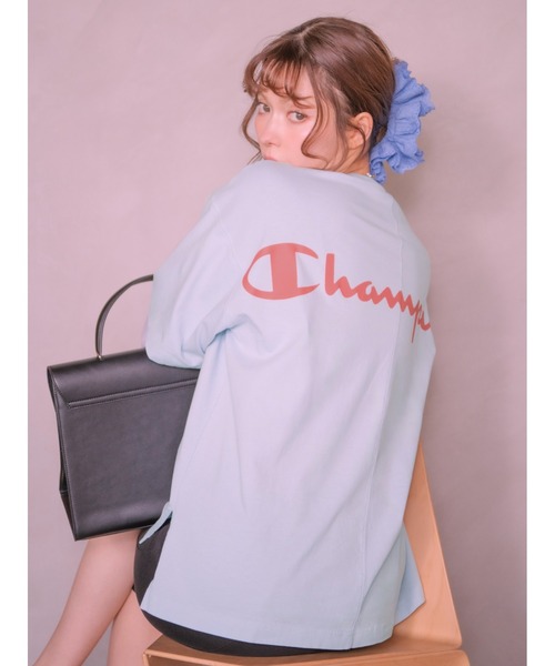 tシャツ 「Champion」レイヤードロンＴ レディース Champion tシャツ 「Champion」レイヤードロンT レディース