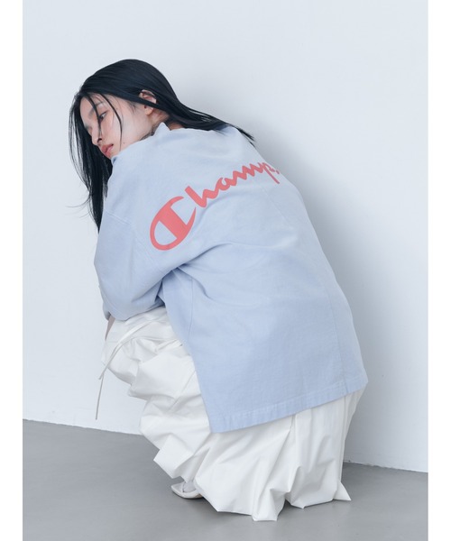 tシャツ 「Champion」レイヤードロンＴ レディース Champion tシャツ 「Champion」レイヤードロンT レディース