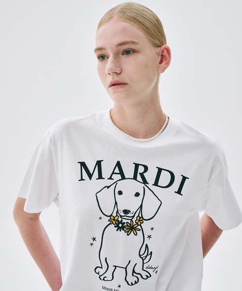 tシャツ TSHIRT SWING THE TAIL DDANJI FLOWER NECKLACE レディース