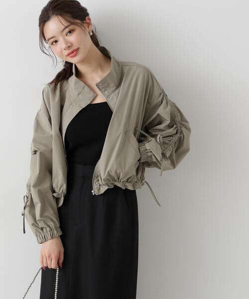 【新品】シャーリングリボンブルゾン PROPORTION BODY DRESSING ジャケット テーラードジャケット