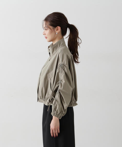 【新品】シャーリングリボンブルゾン PROPORTION BODY DRESSING ジャケット テーラードジャケット