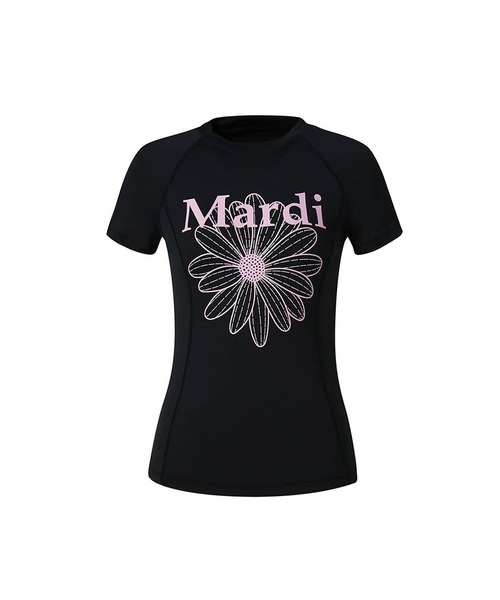 フィットネストップス MARDI MERCREDI[ACTIF] AIRLIFT slim fit top flowermardi Mardi Mercredi tシャツ AIRLIFT slim fit top flowermardi