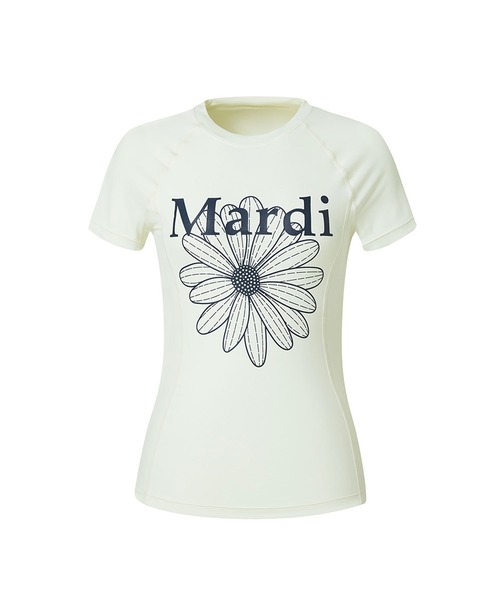フィットネストップス MARDI MERCREDI[ACTIF] AIRLIFT slim fit top flowermardi Mardi Mercredi tシャツ AIRLIFT slim fit top flowermardi