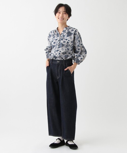 Afternoon Tea（アフタヌーンティー） ブラウス シャツ タックデザイン