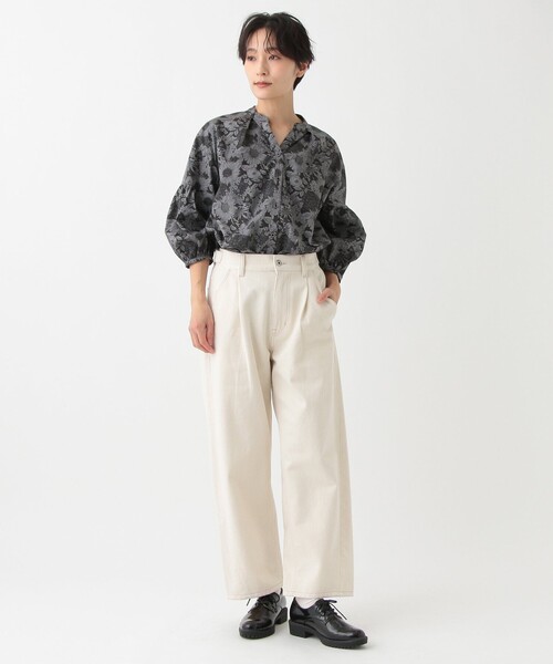 Afternoon Tea（アフタヌーンティー） ブラウス シャツ タックデザイン