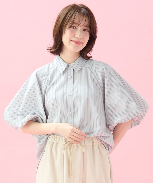 ANY（エニィ） ブラウス シャツ 半袖 エニイファンクション