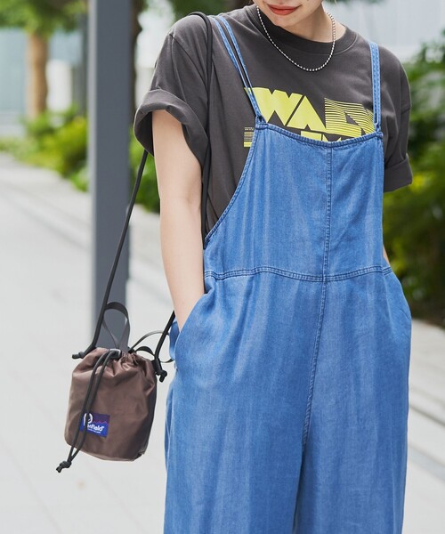 デニムライクキャミサロペット　¥15,900 COHINA コヒナ デニムライクキャミサロペット-short & regular | 小柄・低身長