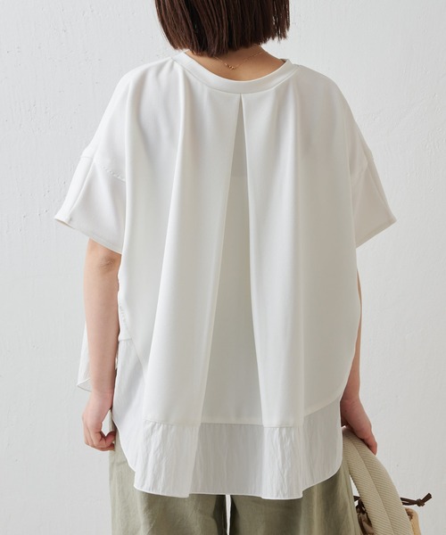 【美品】BEARDSLEY ホワイト 半袖シャツ綿100%タグ付き未使用品 BEARDSLEY 「BEARDSLEY」 半袖カットソー FREE ホワイト