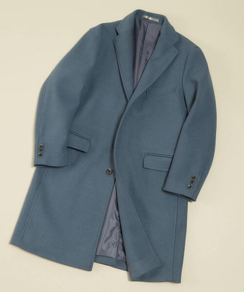 「MEN'S MELROSE」 チェスターコート 3 グレイッシュベージュ メンズ_画像5
