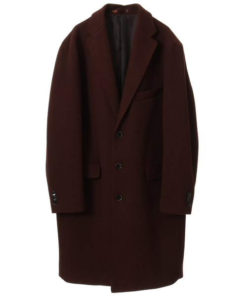 「MEN'S MELROSE」 チェスターコート 3 グレイッシュベージュ メンズ_画像8