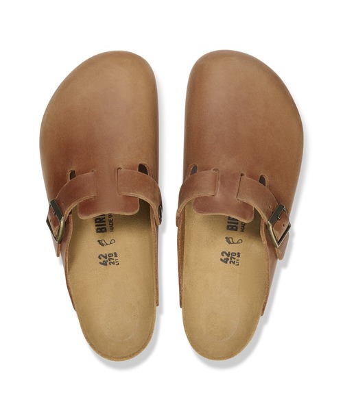 BIRKENSTOCK サンダル Boston / ボストン オイルドレザー Cognac