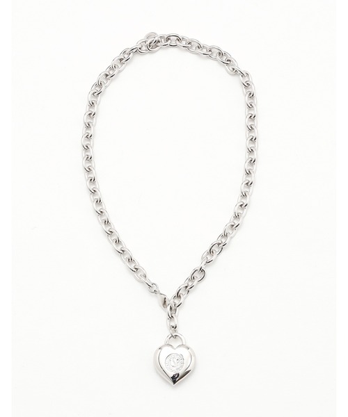 リトルサニーバイト heart locket necklace / SILVER little sunny