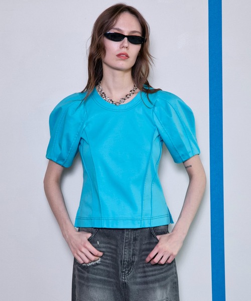 メゾンスペシャル　半袖トップス MAISON SPECIAL tシャツ Barrel Sleeve Tops/バレルスリーブ
