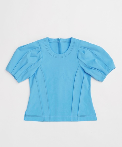 試着のみ　MAISON SPECIAL メゾンスペシャル　バブルスリーブトップ MAISON SPECIAL tシャツ Barrel Sleeve Tops/バレルスリーブ
