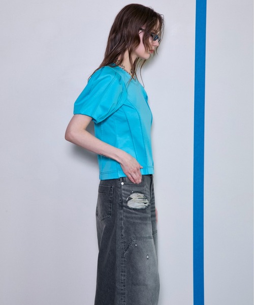 メゾンスペシャル　トップス MAISON SPECIAL tシャツ Barrel Sleeve Tops/バレルスリーブ