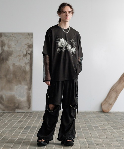 HARE スラックス 「SETUP対応」2WAYベルトカーゴパンツ(HARE