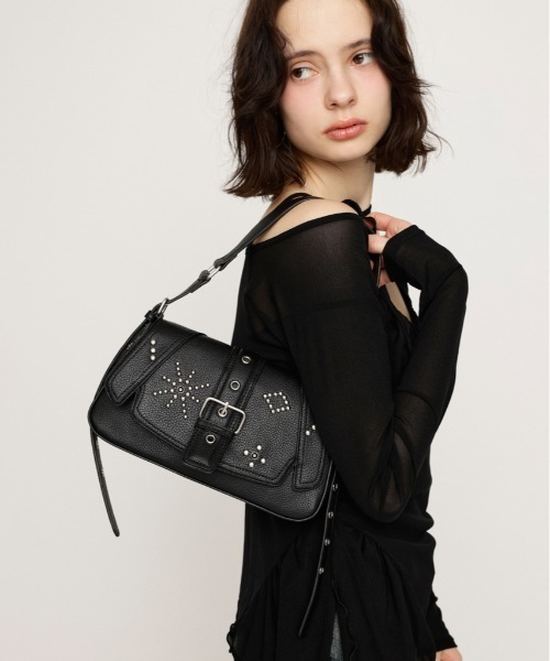 SLY STUDS HAND バッグ SLY ハンドバッグ STUDS HAND BAG スタッズ : ZOZOTOWN Yahoo!店