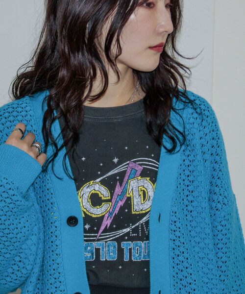 「GLOSTER」 ニットカーディガン MEDIUM アイボリー メンズ_画像2