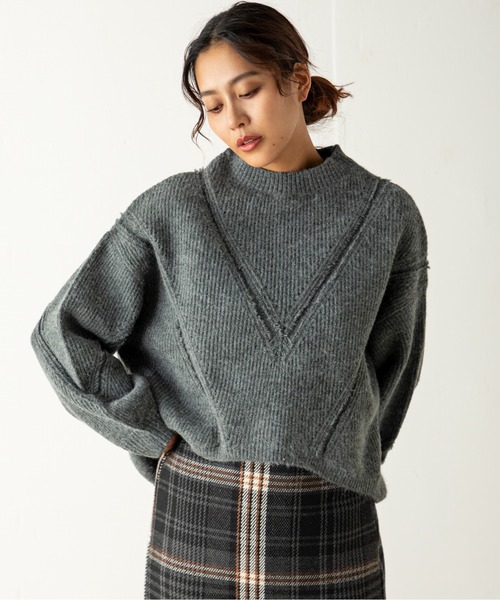 「MILLION CARATS」 長袖ニット FREE ベージュ レディース_画像2