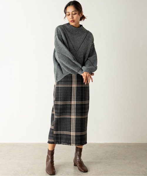 「MILLION CARATS」 長袖ニット FREE ベージュ レディース_画像4