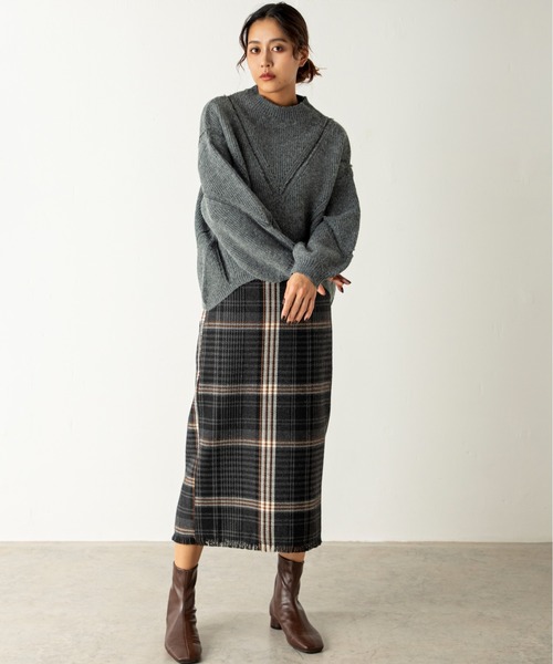 「MILLION CARATS」 長袖ニット FREE ベージュ レディース_画像5