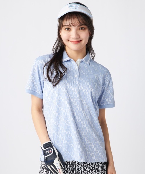 ブラウス シャツ 「FILA GOLF/フィラゴルフ」レディース半袖シャツ　ゴルフ レディース