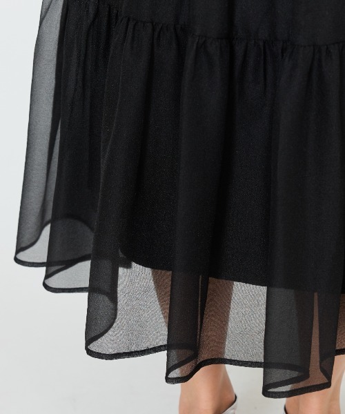 AND COUTURE ワンピース ベルト付きシャツドッキングワンピース