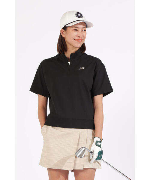 トレーナー スウェット 「new balance golf」スウェット ハーフジップ モックネック プルオーバー (WOMENS) レディース