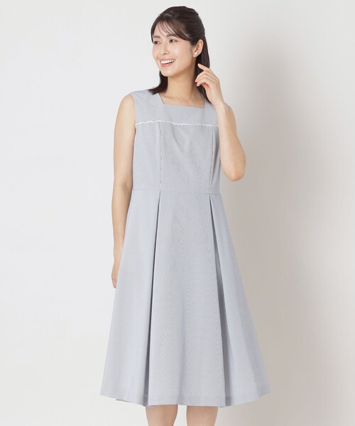 TO BE CHIC（トゥー ビー シック） ワンピース シアサッカー