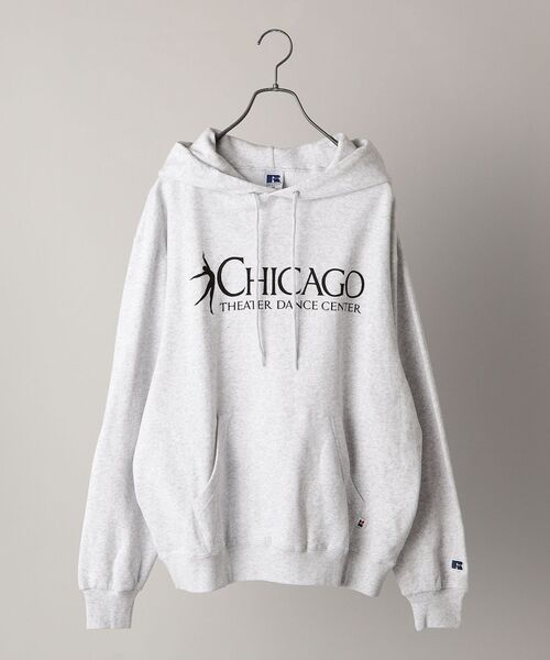 XLARGE グレー パーカー Russell Athletic XLARGE×RUSSELL ATHLETIC ZIP UP HOODED SWEATSHIRT（パーカー