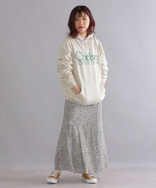 XLARGE グレー パーカー Russell Athletic XLARGE×RUSSELL ATHLETIC ZIP UP HOODED SWEATSHIRT（パーカー