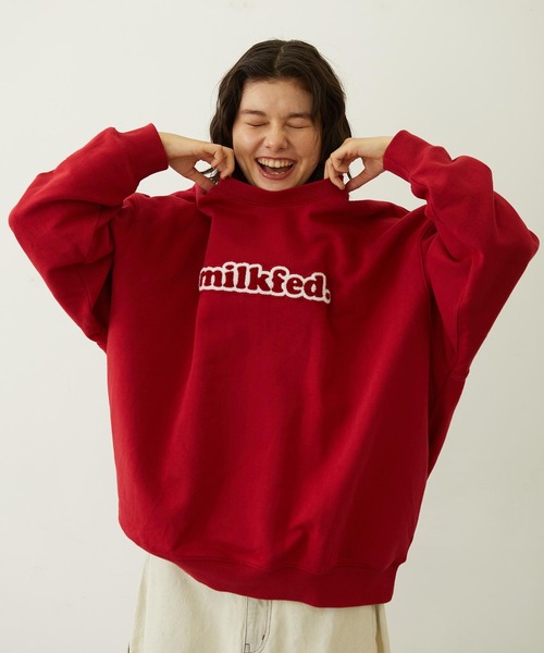 トレーナー スウェット COOPER LOGO WIDE CREW SWEAT TOP レディース メンズ