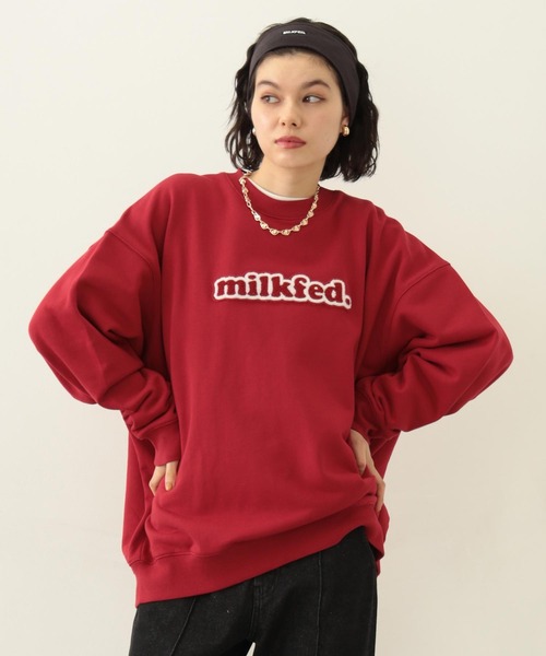 MILKFED.（ミルクフェド） トレーナー スウェット COOPER LOGO WIDE